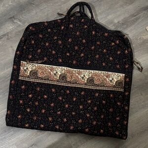 Vera Bradley Black and Brown Paisley Travel Bag